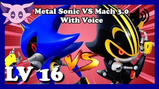 SFSB: Lv 16 Metal Sonic VS Metal Sonic Mach 3.0 With Voice