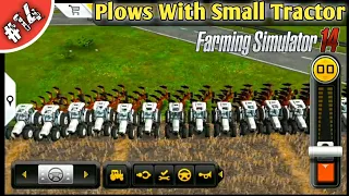 Plows with small tractor in Fs14,Farming Simulator 14,Timelapse - #14