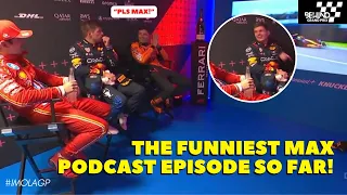 Max Verstappen Podcast episode Imola GP! Lando Norris wish it was Max who drove to the gravel 😂