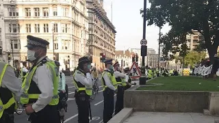 Live In London! Protest in Parliment Square!