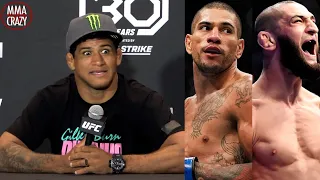 Gilbert Burns on Alex Pereira vs Khamzat Chimaev "I don't think he's an easy fight for anyone"