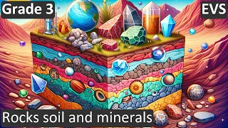 Class 3 - EVS - Rocks soil and minerals | FREE Tutorial