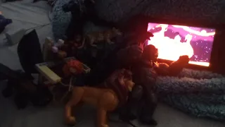 godzilla Kong Simba sabor kenai venom ginormica Merida Elinor & toothless vs. Jafar Genie