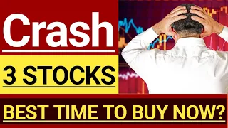 3 GROWTH STOCKS CRASHED 🔴🔴 BEST TIME TO BUY NOW? 🔴🔴 MULTIBAGGER STOCKS CRASH 🔴 INVEST NOW?