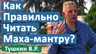 КАК ПРАВИЛЬНО ЧИТАТЬ МАХА-МАНТРУ? • ВАСИЛИЙ ТУШКИН