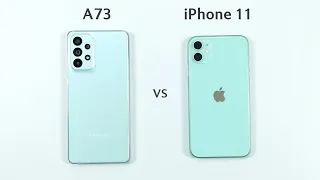 Samsung A73 vs iPhone 11 | SPEED TEST