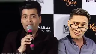 Karan Johar Gets Angry On His Pink Cinderella Underwear | Funny Interview