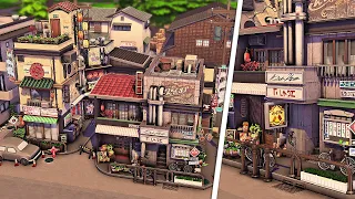 Tokyo Apartments with Supermarket and Bar | The Sims 4 Speed Build