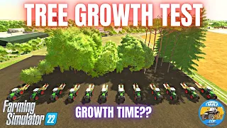 TREE GROWTH TEST - Farming Simulator 22