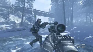 Winter Sniper Mission   PS5   Call of Duty Modern Warfare 2 Remastered   4K