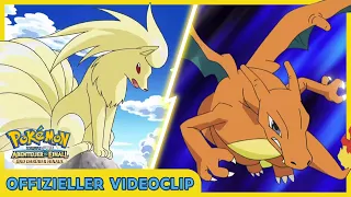 Vulnona vs. Glurak! | Pokémon: SW – Abenteuer in Einall und darüber hinaus | Offizieller Videoclip