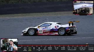 Treino de Equipe - Volante Real Drive- Asseto Corsa Competizione - Laguna Seca