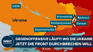 PUTINS KRIEG: Gegenoffensive läuft! Wo die Ukraine jetzt die Front durchbrechen will