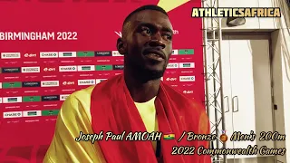 Joseph Paul Amoah (Ghana) / Bronze medal, Men 200m at Birmingham 2022 Commonwealth Games 🥉🇬🇭