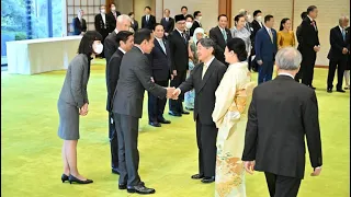 Presiden Jokowi Hadiri Jamuan Minum Teh oleh Kaisar Jepang Naruhito, Tokyo, 18 Desember 2023