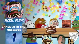 It´s the big old Birthday Stream! Playing party games with all the massives!