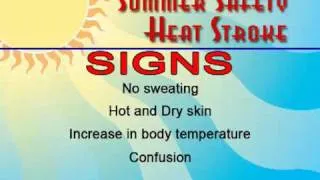 Summer Safety - Heat Stroke