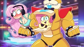 FLUTTERCHAN AND FLUTTERSHEE PLAY FNAF SECURITY BREACH | She RUINS EVERYTHING!