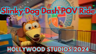 Slinky Dog Dash POV Ride 2024 Disney's Hollywood Studios