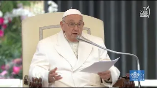 Papa Francesco, Udienza Generale 3 aprile 2024