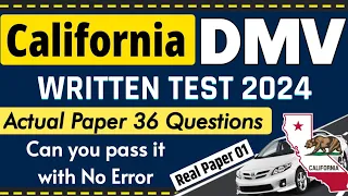 California DMV Senior Written Test 2023 | California DMV Practice Test 2023