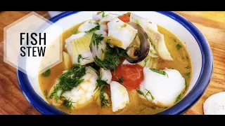 Easy Greek Fish Stew | Kakavia |                       #fishsoup #fishstew