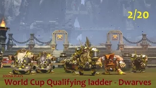 Blood Bowl 2 WC2016 Ladder - Dwarves 2/20