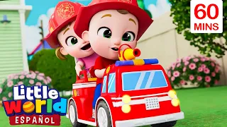 ¡Somos Bomberos! | Fireman, Firetruck! | Canciones Infantiles | Little World En Español