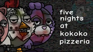 пять ночей в пиццерий мини проект 2д анимация в чикен ган