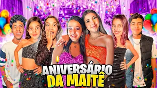 TUDO QUE ROLOU NA FESTA DA MAITÊ CATUNDA, COM IRMÃS PINA, ESTEVÃO, GABRIEL E JÉSSICA SOUSA