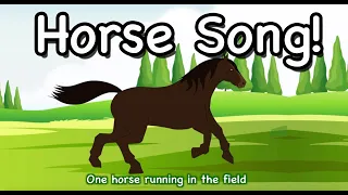 Five Horses - Horse Song for Kids, Children and Toddlers | Nursery Rhyme Songs | Patty Shukla