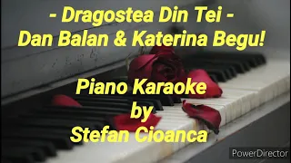 Dragostea din Tei - Dan Balan & Katerina Begu! (Piano Karaoke)