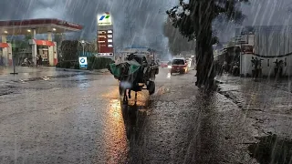 Heavy rain floods remote villages in Indonesia | I think i like when it rain