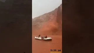 Debris flow - flash flood at Tatahatso Beach, Grand Canyon, Arizona (7/14/2021)