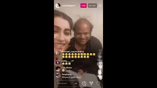 Maddam sir offscreen masti yukti kapoor aka kaddak karishma instagram live with ajay singh yadav