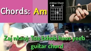 Tsis txhob haus yeeb guitar chords