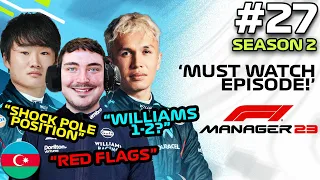 F1 MANAGER 23 | BEST EPISODE YET! | Williams CAREER MODE #27 | F1 Manager 2023 #f1manager23