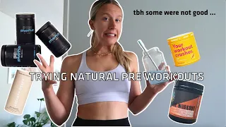 I Tested "the Best" Natural Pre-Workouts 👀  | HONEST REVIEW Kylie Ross's PWRDS, Naked Harvest Ect.