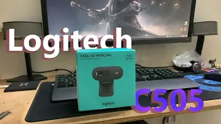 Logitech C505 Webcam Best for (STRIMMER & GAMER)