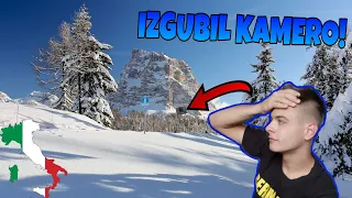 SKORAJ SEM IZGUBIL KAMERO NA PRVEM SMUČANJU V ITALIJI!! (VLOG) [SLO]