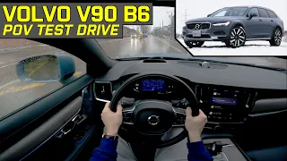 2022 VOLVO V90 CROSS COUNTRY B6 - City POV Test Drive - 4K