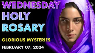 WEDNESDAY HOLY ROSARY: Praying the Glorious Mysteries (FEB 07) • VIRTUAL Catholic | HALF HEART