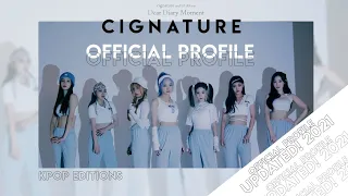 CIGNATURE (시그니처) GROUP PROFILE UPDATED! 2021 (Birth Names/Dates, Positions)