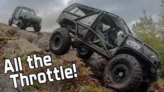 Insane Rock Crawling: Close Call - Rollover Nearly Costs an Ear! - S12E4