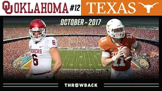 Baker Delivers in His Final Red River Rivalry Game! (#12 Oklahoma vs. Texas, 2017)