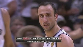 Manu Ginobili Full Highlights 2014 Finals G1 vs Heat - 16 Pts, 11 Assists