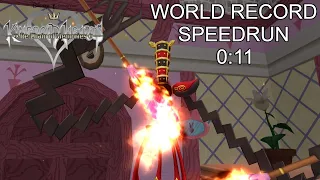 KH RE: COM [Sora Proud Mode] Trickmaster [WR] Speedrun 0:11 [WORLD RECORD]