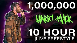 Harry Mack Freestyles FOR 10 HOURS to Celebrate 1,000,000 Subscribers