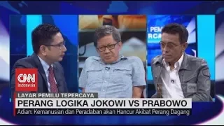 Seru! Debat Rocky Gerung Vs Adian Napitupulu Soal Perang Logika Jokowi - Prabowo