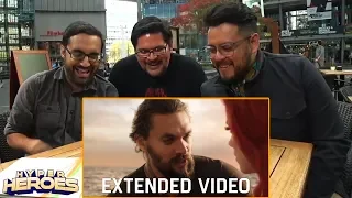 Aquaman Extended Video | Official Trailer Reaction from Berlin!